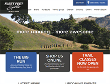 Tablet Screenshot of fleetfeetmenlopark.com